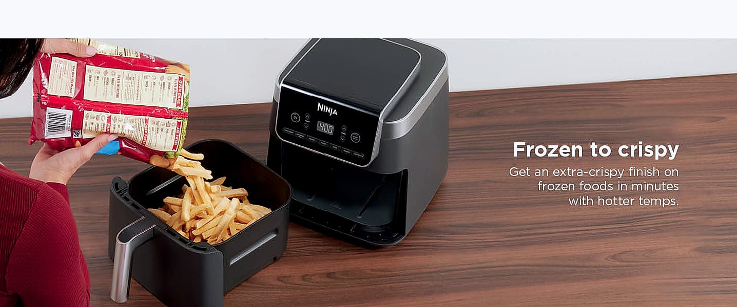 Ninja AF181 XL Air Fryer, 6.5 Qt, Max Crisp Technology — size comparison