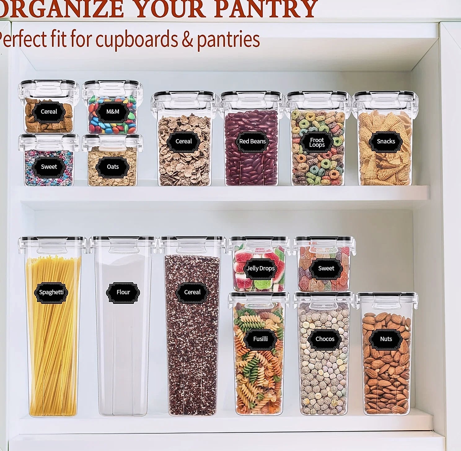 ATMDOG 24-Piece Airtight Food Storage Containers Set — scale reference