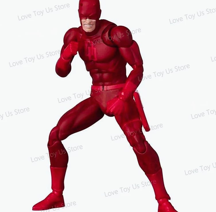 Mafex 223 Daredevil Black Version action figure statue — side view