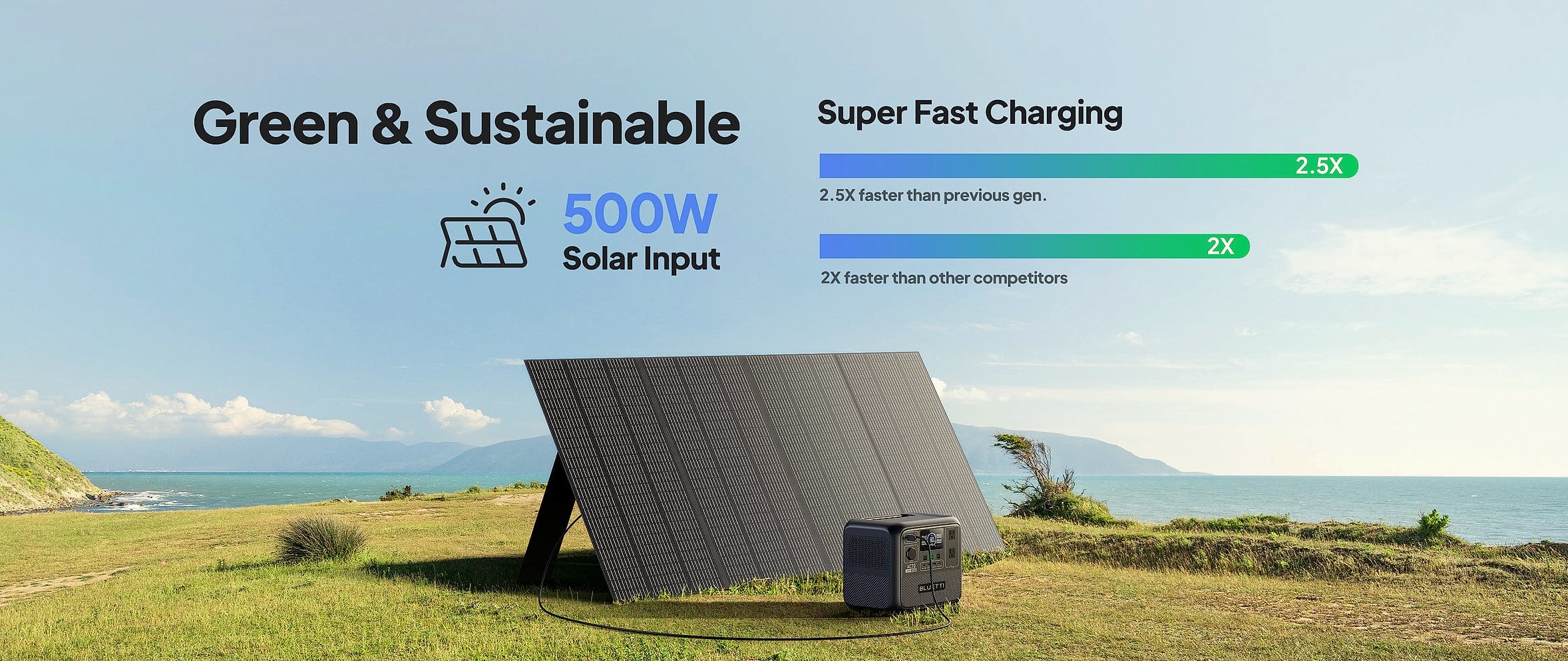 BLUETTI AC70 Portable Power Station 768Wh 1000W — close-up details