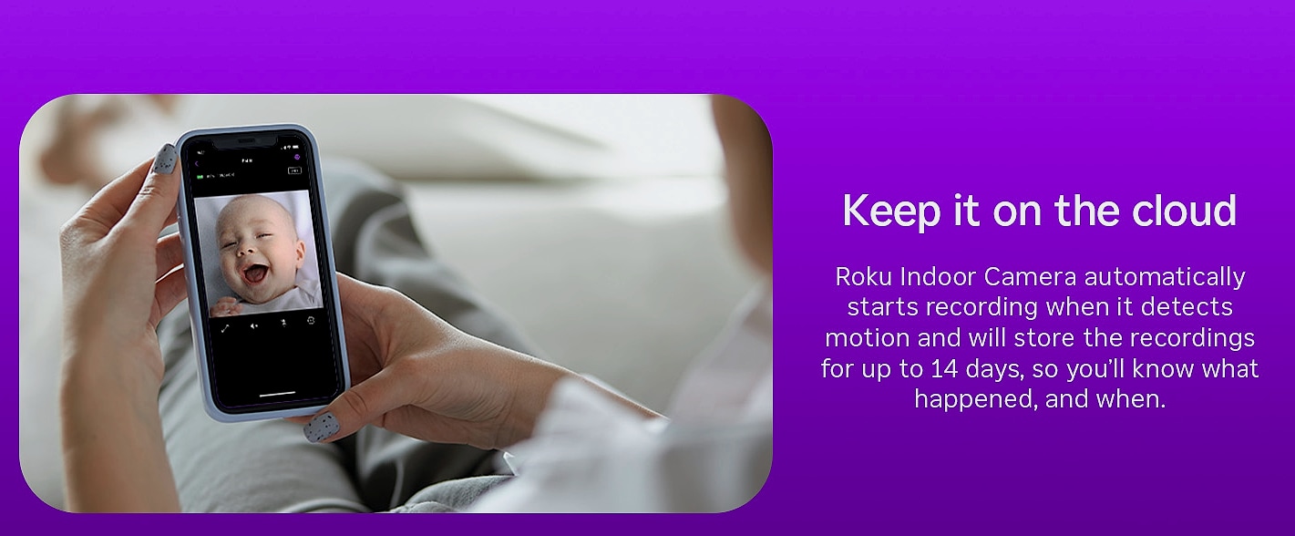 Roku Indoor Camera 4-Pack 1080p HD Night Vision Home — package contents
