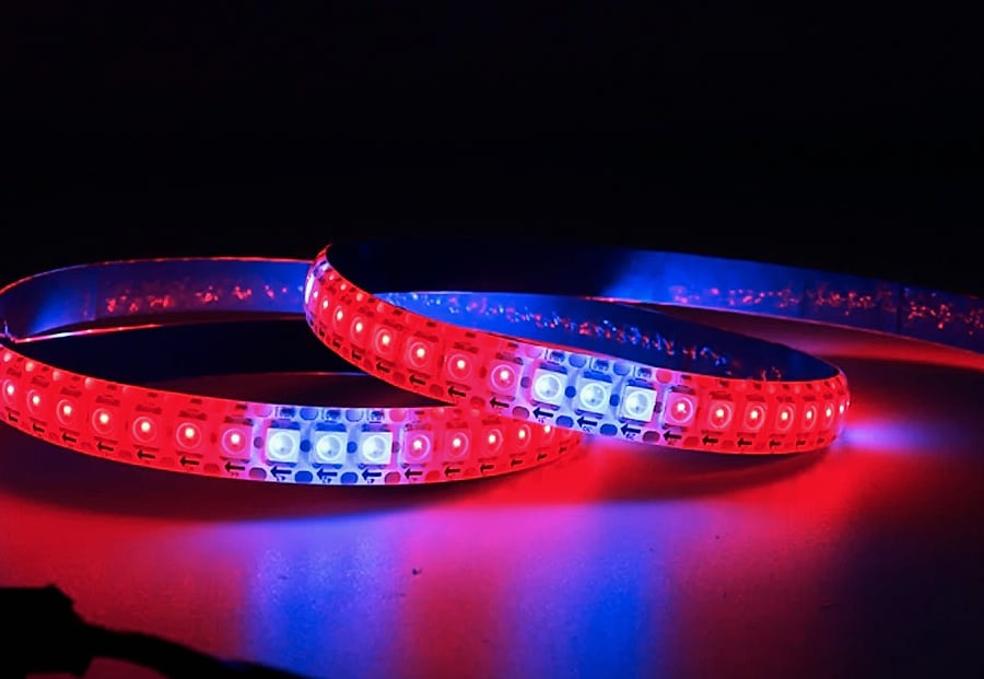 TNALANT WS2812B Addressable LED Strip 5V RGB Pixels — close-up details