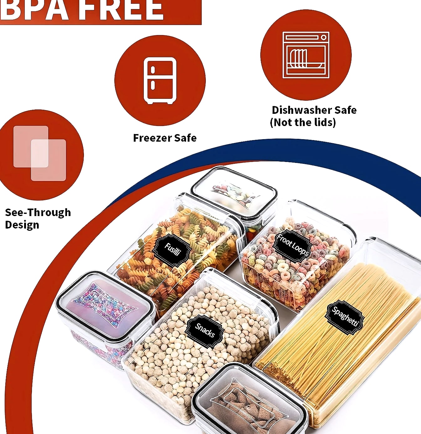ATMDOG 24-Piece Airtight Food Storage Containers Set — package contents