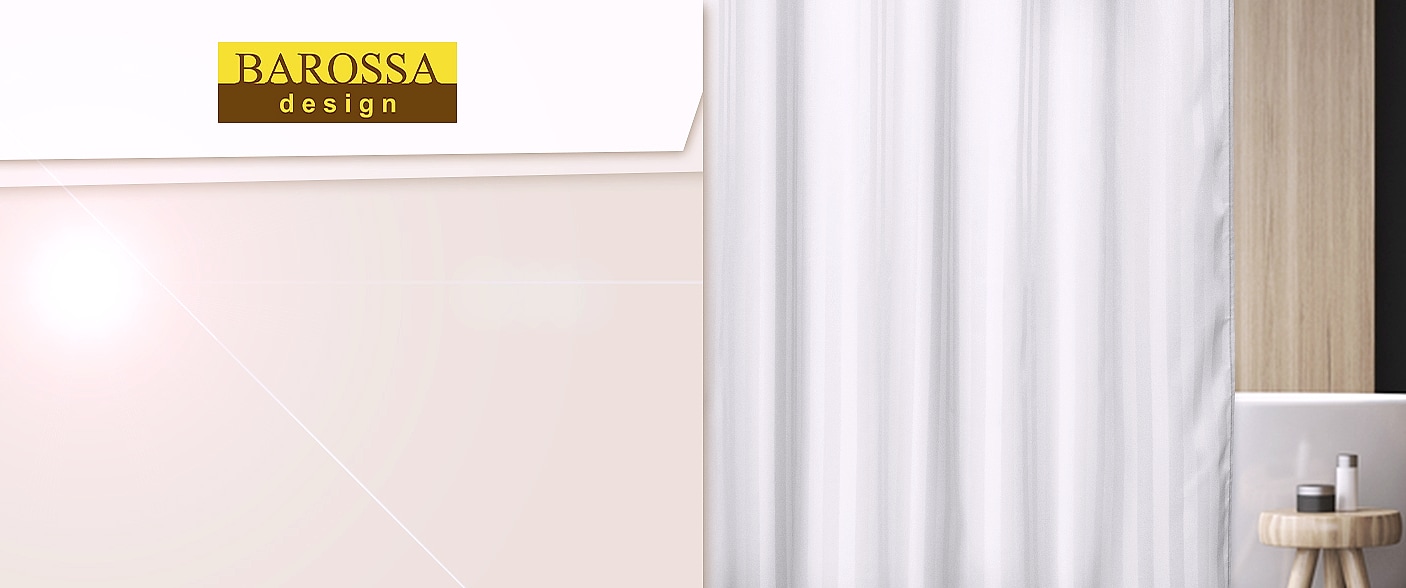 Barossa Design Clear Shower Liner 72 inch Standard Size — scale reference