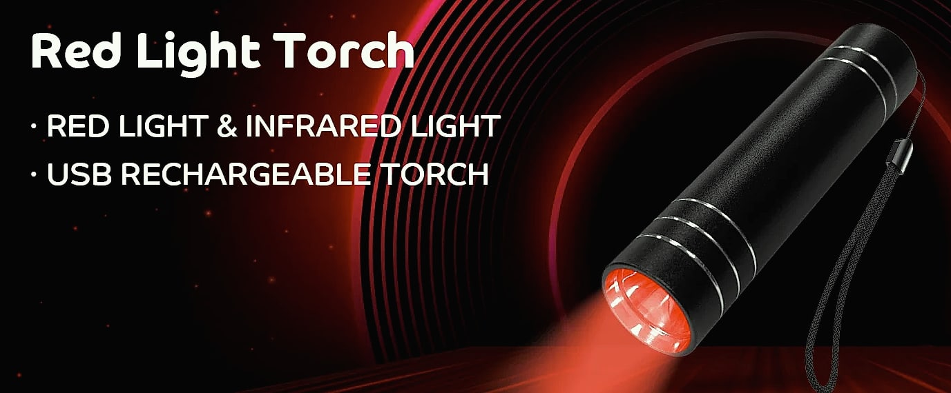 Vilnason Red Light Therapy Flashlight 660nm 850nm LED — build progress