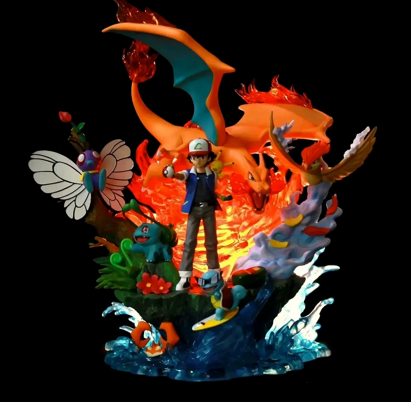 MINISO Pokemon 30cm Figure Mystery Box 10-Pack — side view