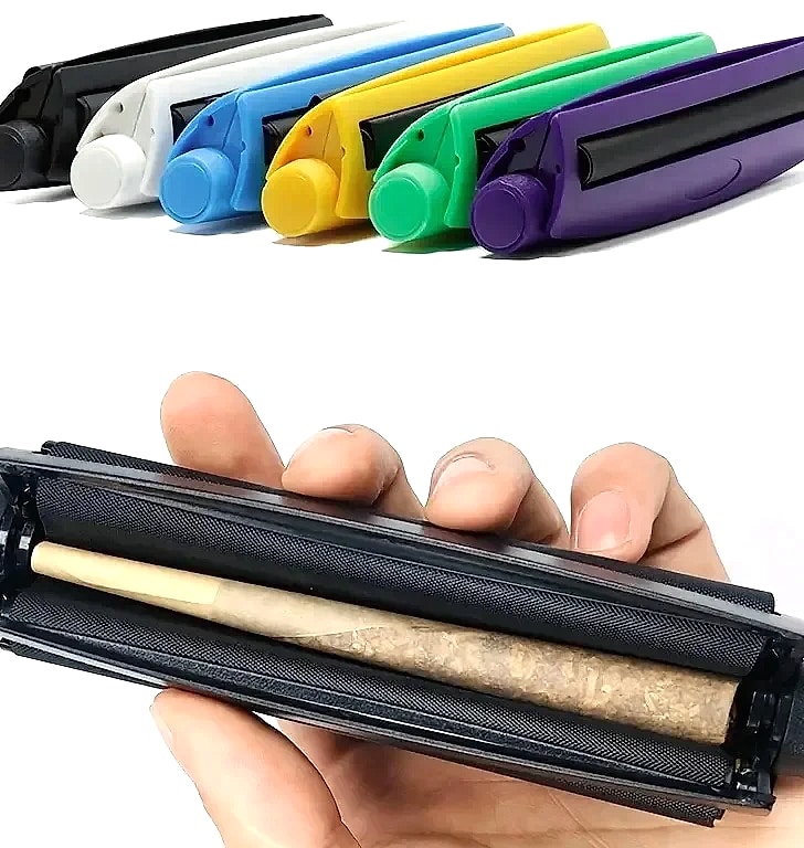 Cone Cigarette Roller Manual Tobacco Maker Portable Machine — assembled view