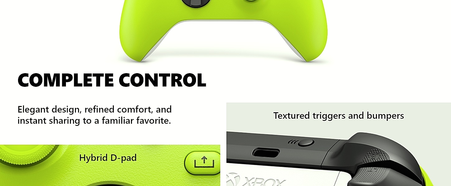 Xbox Wireless Controller Pulse Red for Console PC Android — close-up details