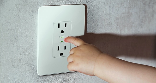Kasa Smart KP200 In-Wall Wi-Fi Outlet with Voice Control — build progress