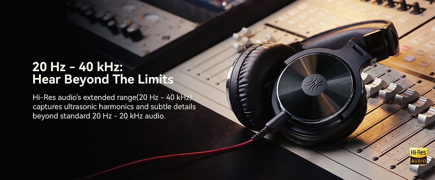 OneOdio Pro-10 Studio Monitor Headphones with 50mm Drivers — package contents