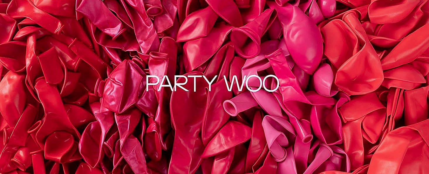 PartyWoo Black Balloons 140 pcs Arch Kit, 5-18 Inch — side view