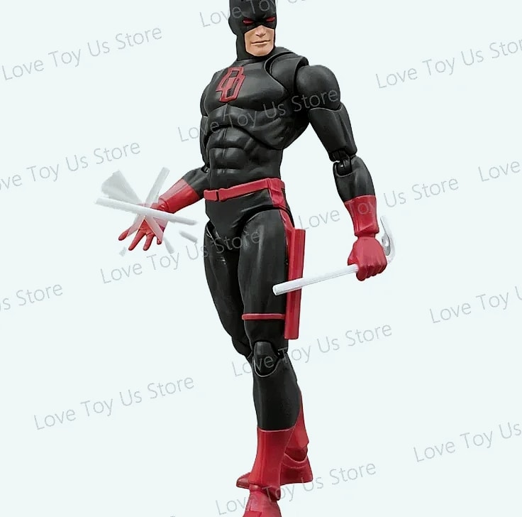 Mafex 223 Daredevil Black Version action figure statue — package contents