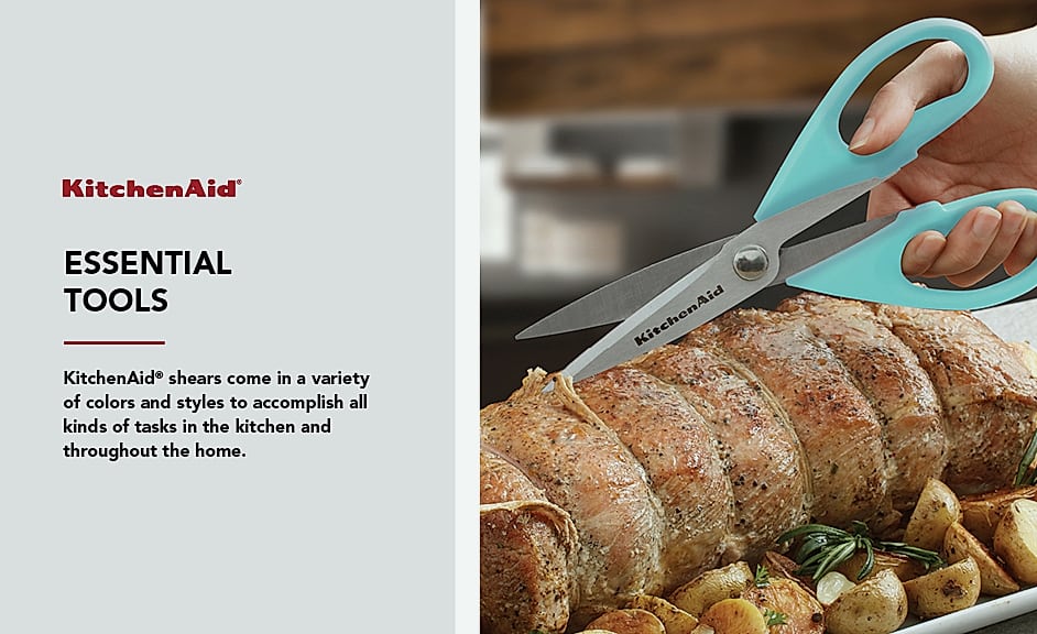 KitchenAid All-Purpose Kitchen Shears, 8.72 Inch Stainless — assembled view
