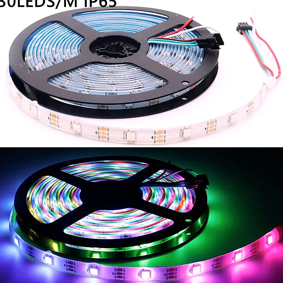 TNALANT WS2812B Addressable LED Strip 5V RGB Pixels — build progress