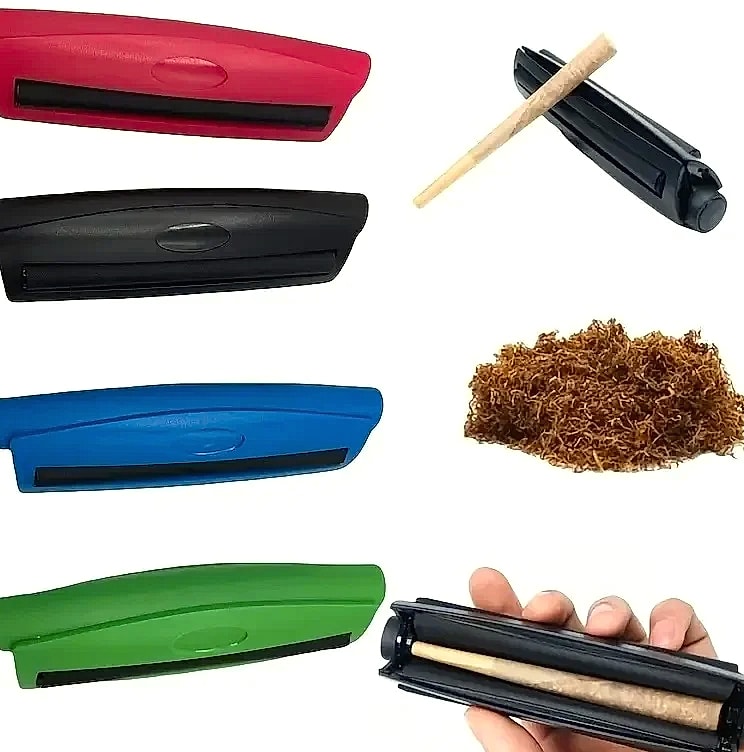 Cone Cigarette Roller Manual Tobacco Maker Portable Machine — package contents