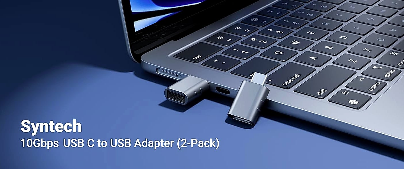 Syntech USB-C to USB 3.0 Adapter, Pack of 2 — package contents