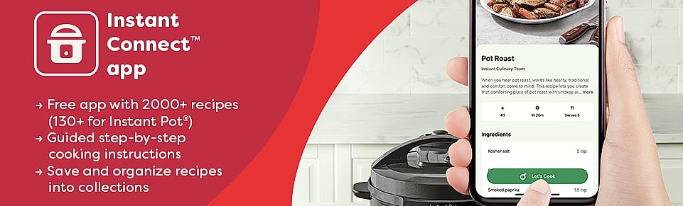 Instant Pot Duo 7-in-1 Electric Pressure Cooker, 6 Quart — parts overview