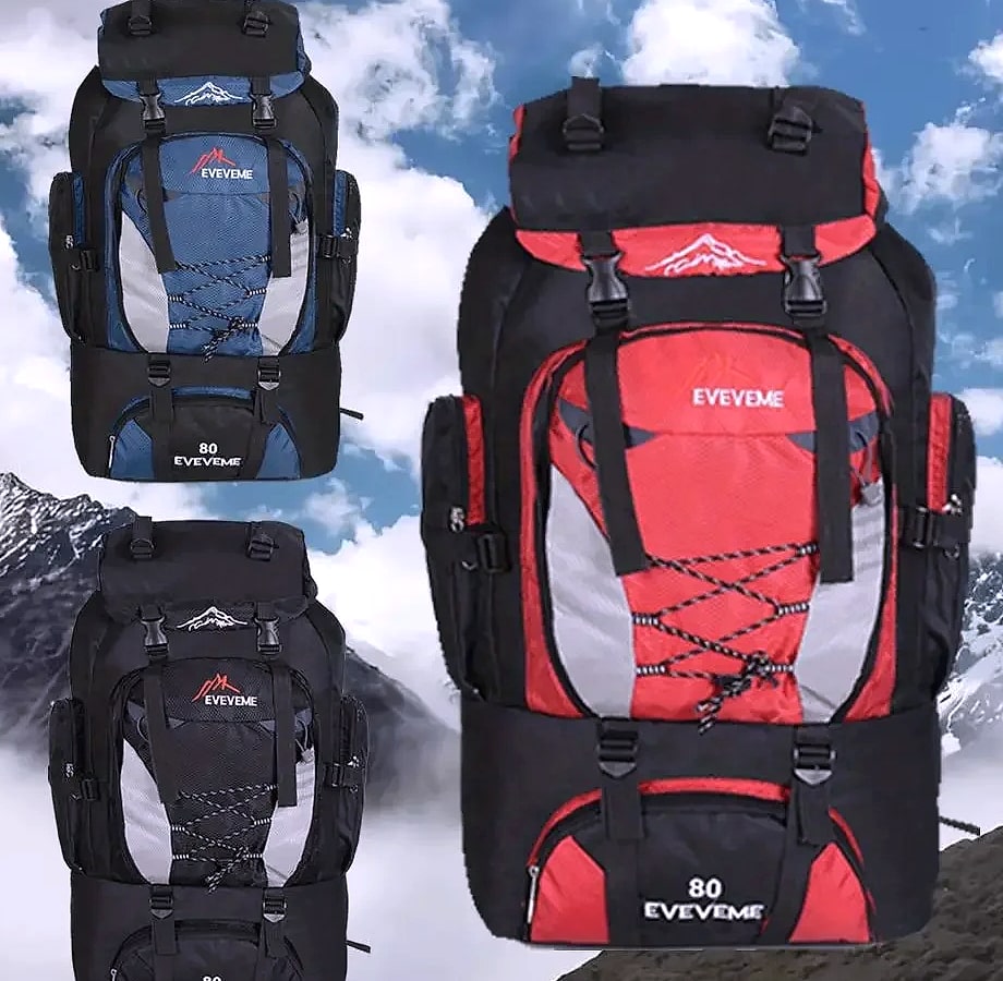 70L Outdoor Sports Backpack for Hiking and Camping — package contents