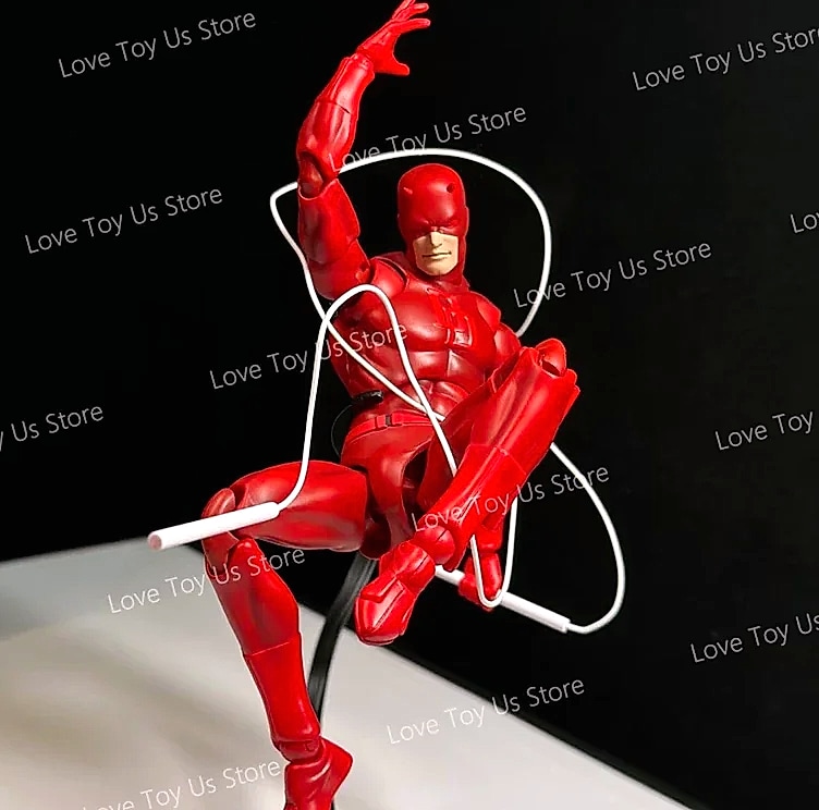Mafex 223 Daredevil Comic Version Action Figure — parts overview
