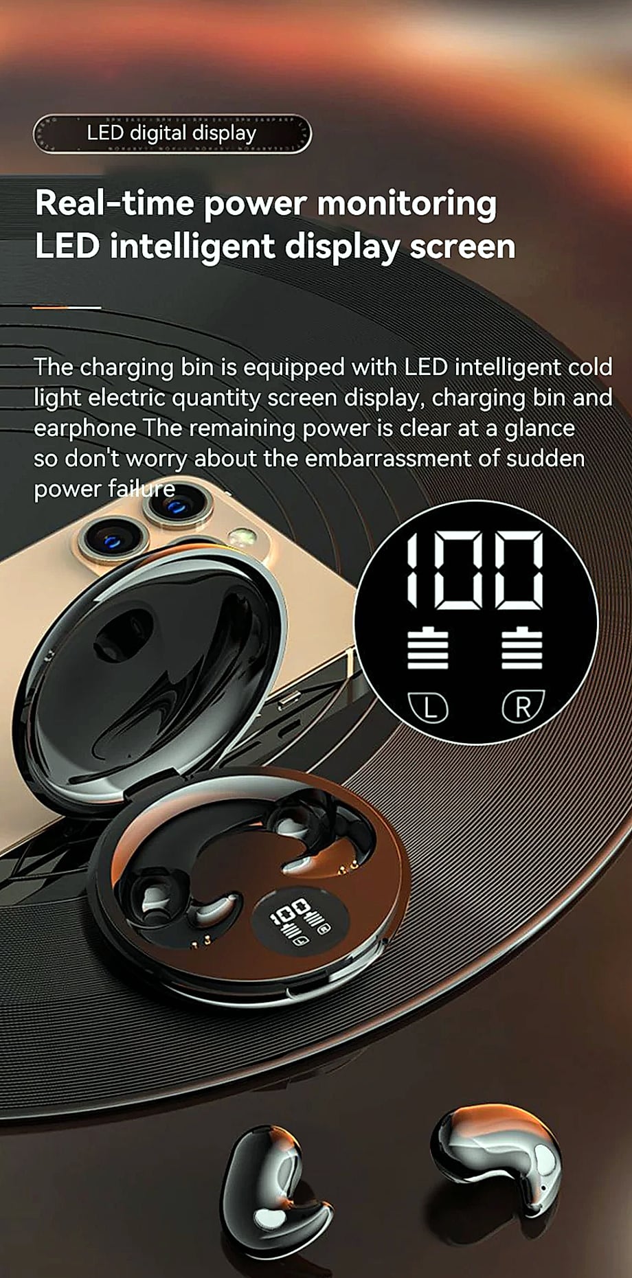 Y29 Bluetooth Sleep Earbuds IPX7 Waterproof Wireless — feature highlights
