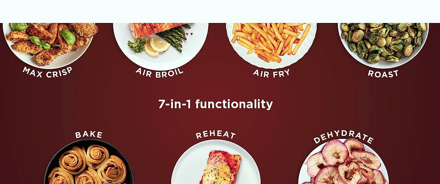 Ninja AF181 XL Air Fryer, 6.5 Qt, Max Crisp Technology — parts overview