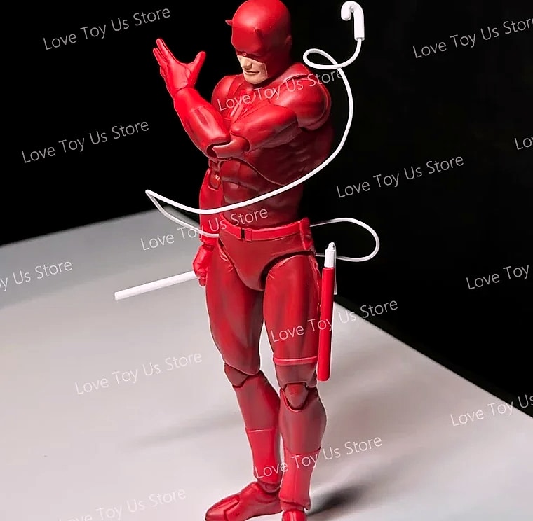 Mafex 223 Daredevil Comic Version Action Figure — assembled view