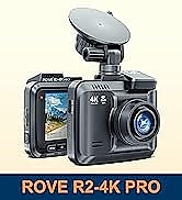 Kankeirr R2-4K Dual Dash Cam Front and Rear 4K — side view