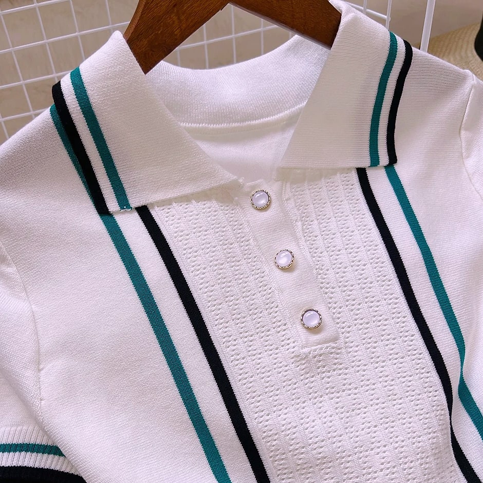 YUOOMUOO Knitted Mini Dress with Ruffle Hips — parts overview