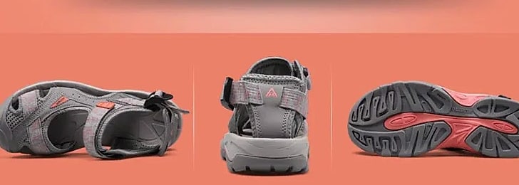 HUMTTO HT-9602 Women's Hiking Sandals Breathable Water — parts overview