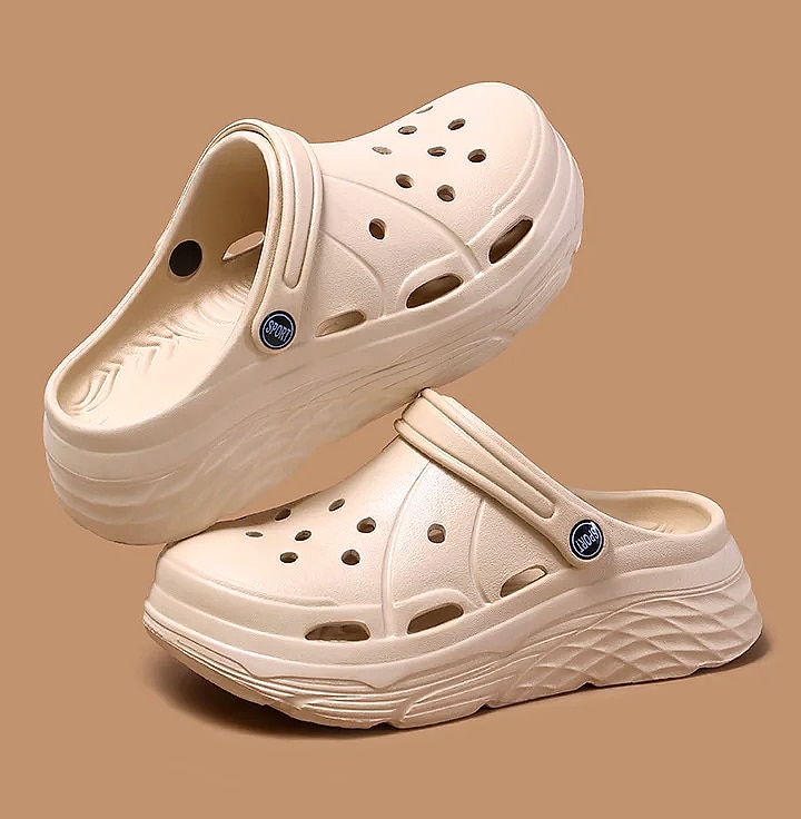 Women's Platform Sandals Thick Sole Eva Clogs Garden Shoes — assembled view