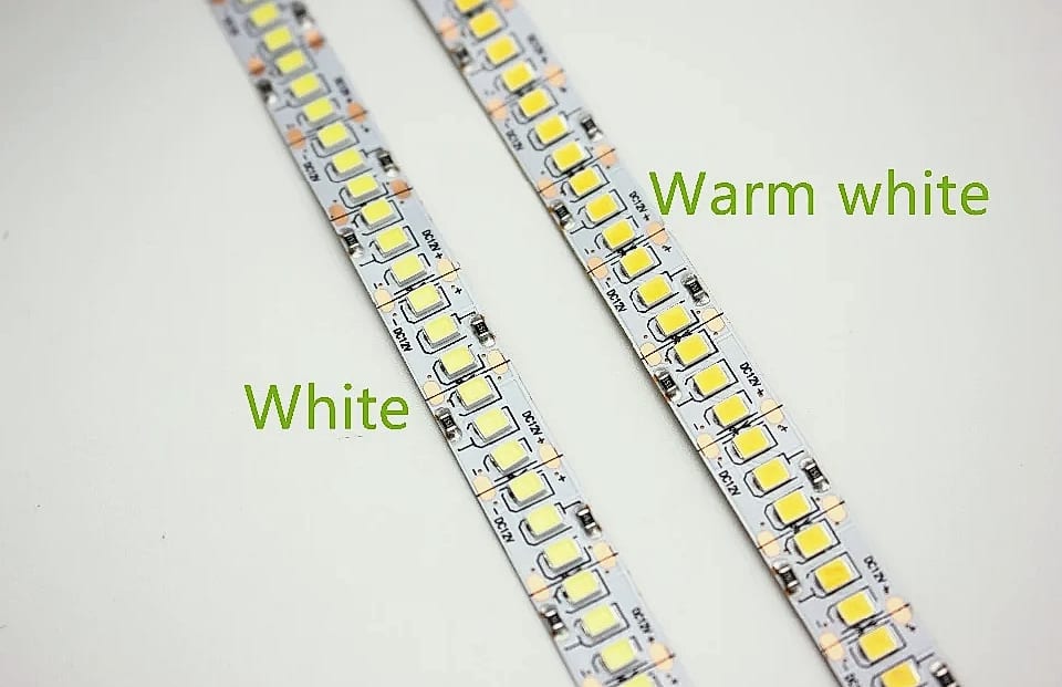 Taslauk 10mm PCB 2835 SMD LED Strip 240 leds/m 12V/24V — close-up details