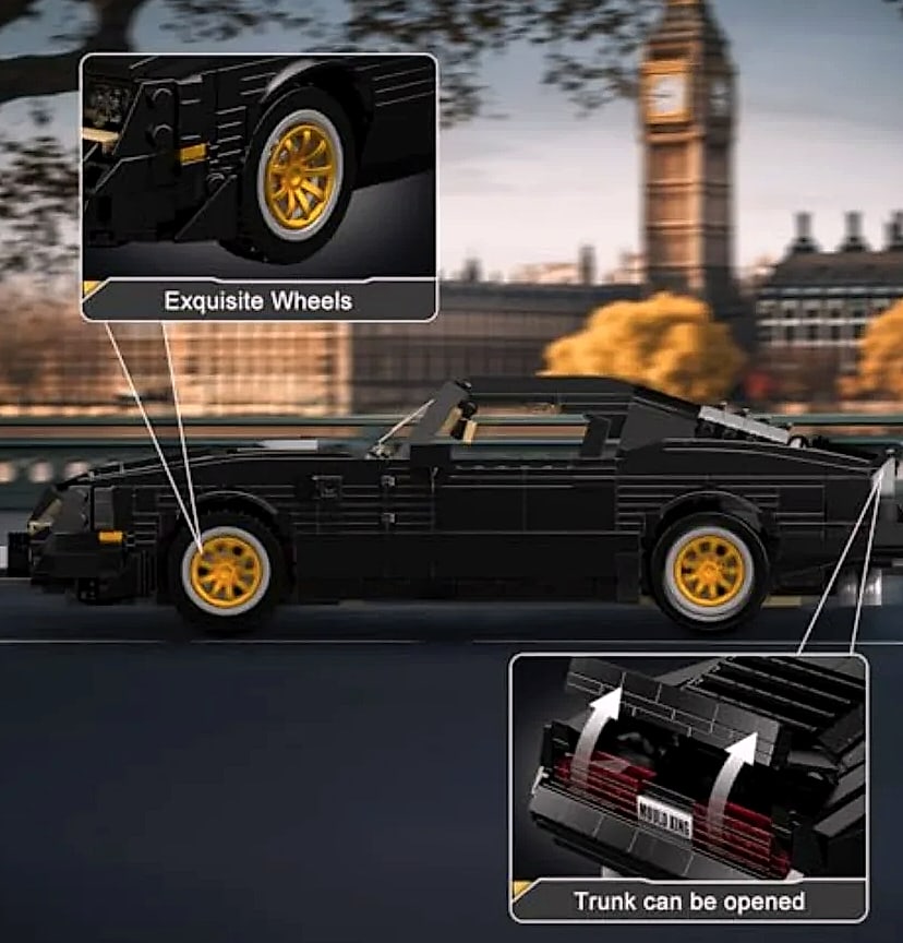 Mould King Classic Supercar MOC Building Blocks Kit — scale reference