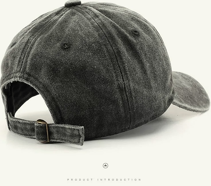 Bear LULU Unisex Baseball Cap with Los Angeles Embroidery — parts overview
