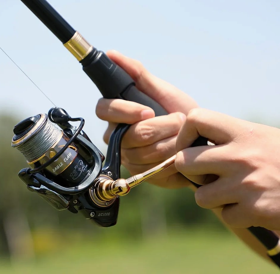 Sougayilang Telescopic Spinning Fishing Rod Carbon Fiber — close-up details