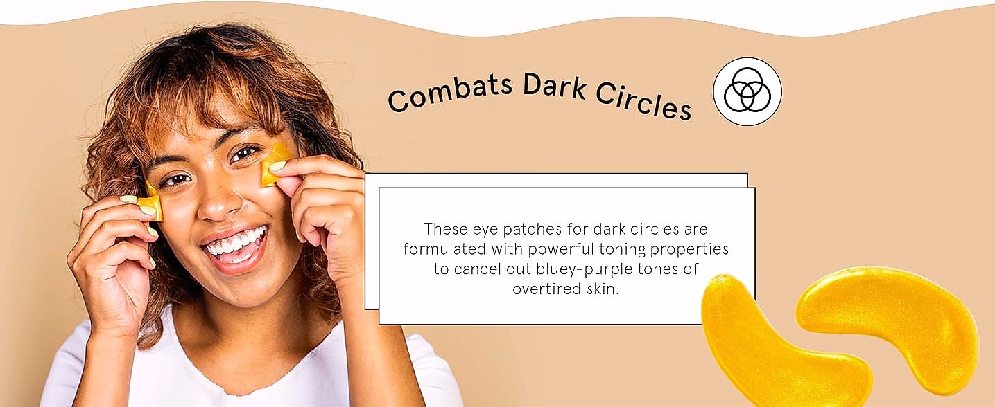 Grace & Stella Gold Under Eye Mask for Dark Circles, 24 — build progress