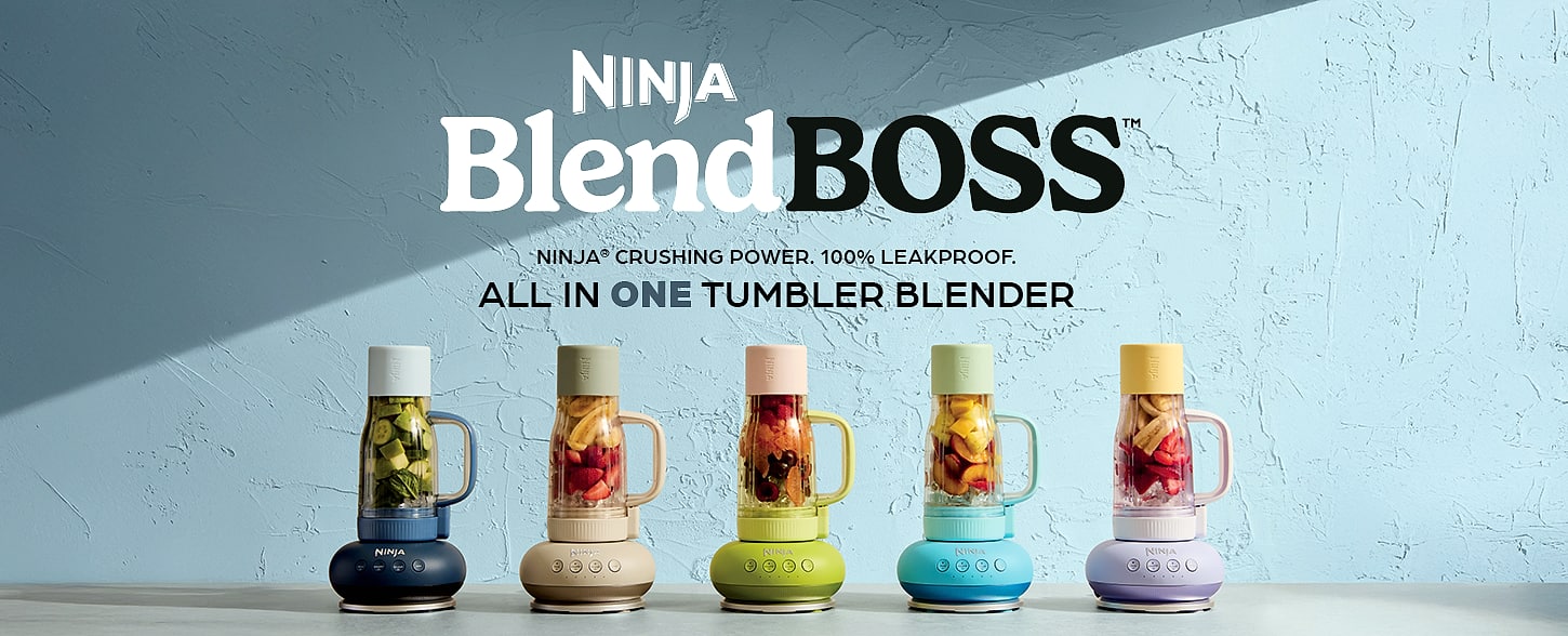 Ninja Blendboss DB351ST Personal Blender with 26oz Travel — package contents