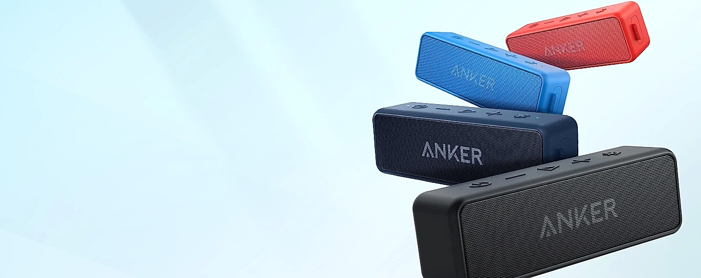 Soundcore 2 Portable Bluetooth Speaker, IPX7 Waterproof — feature highlights