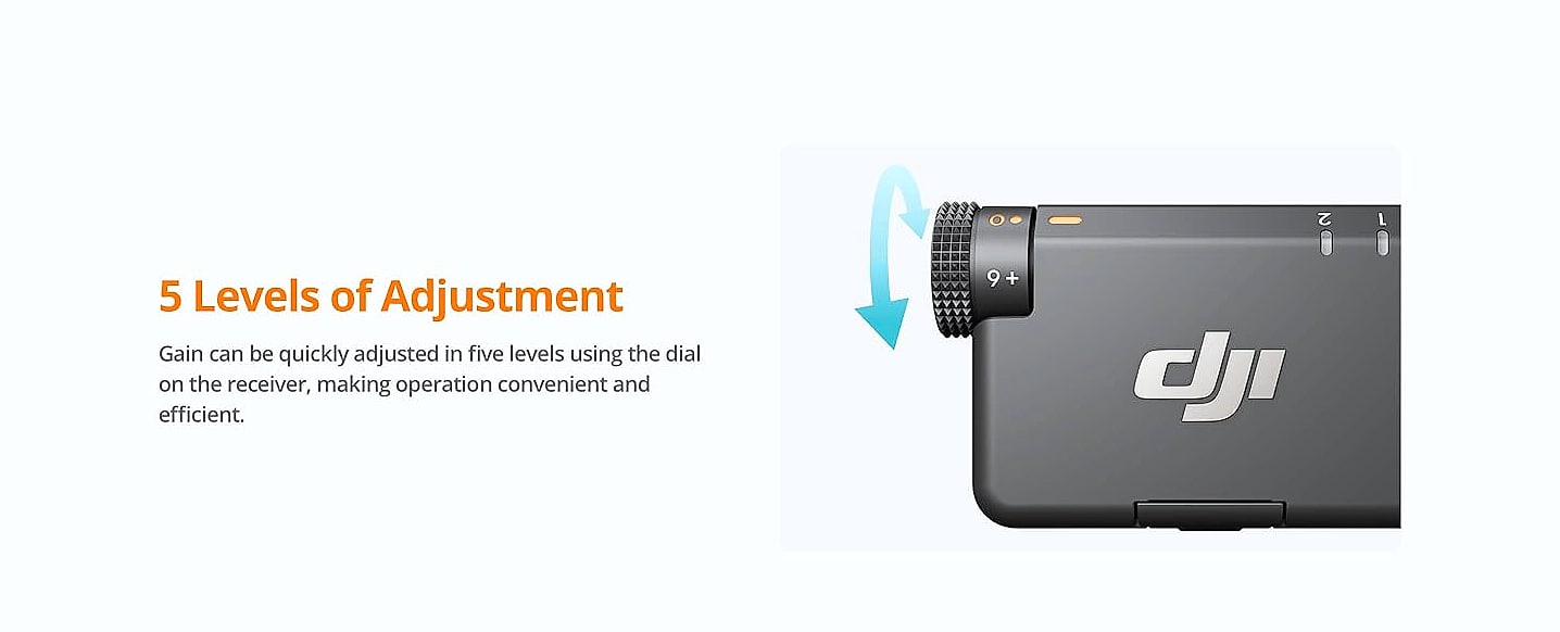 DJI Mic Mini wireless lavalier microphone system for iPhone — feature highlights