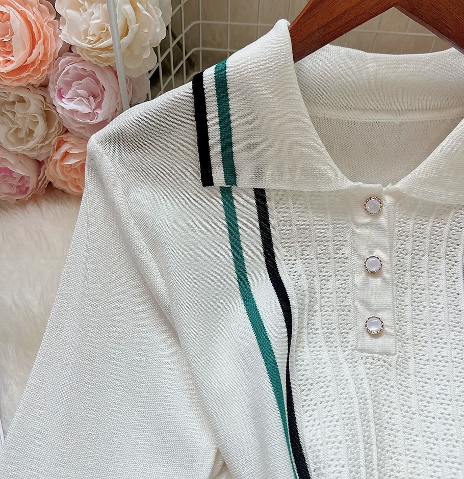 YUOOMUOO Knitted Mini Dress with Ruffle Hips — build progress