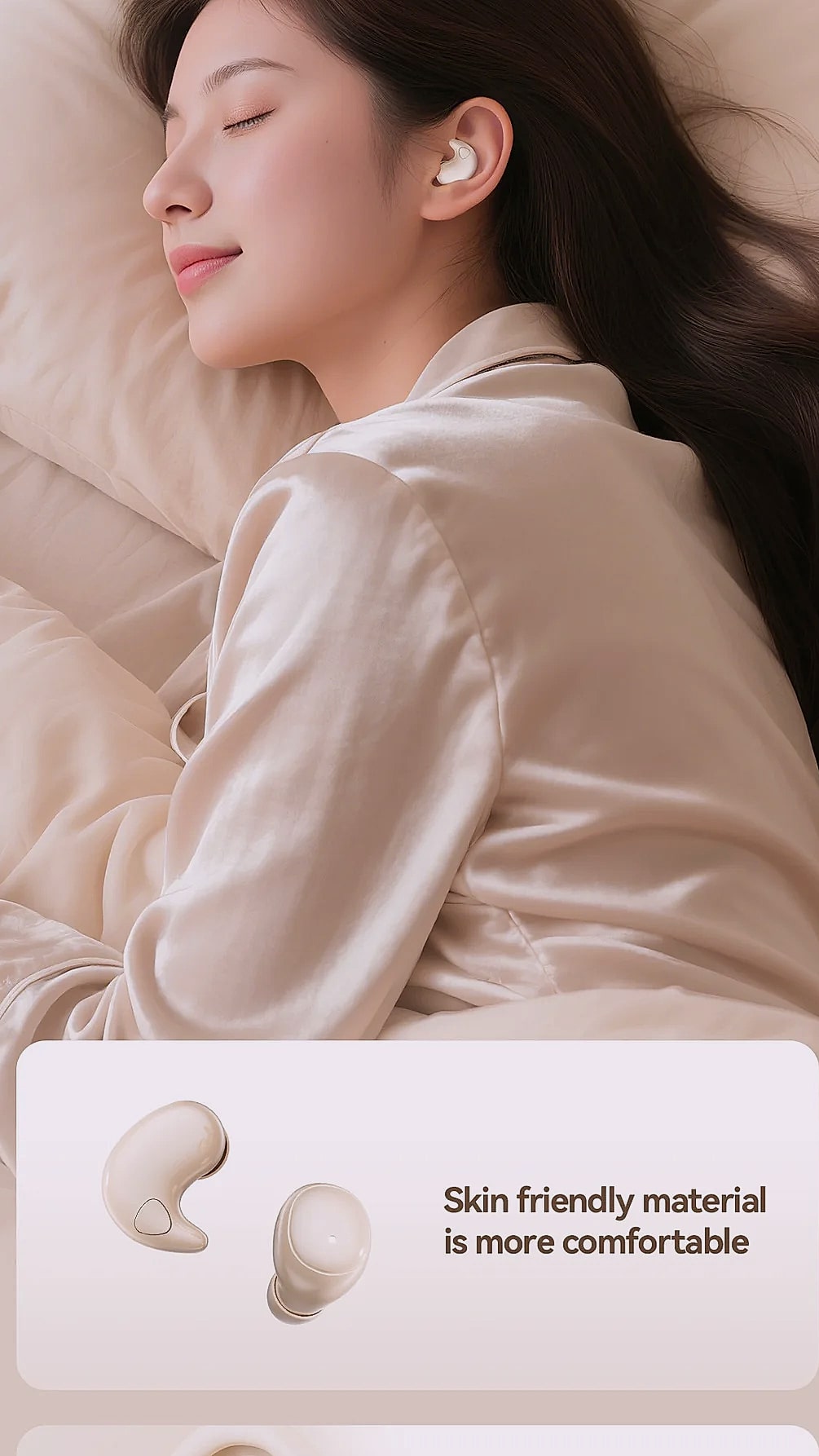 ESTG M126 Sleep Earbuds Bluetooth Headset Comfortable Wear — feature highlights