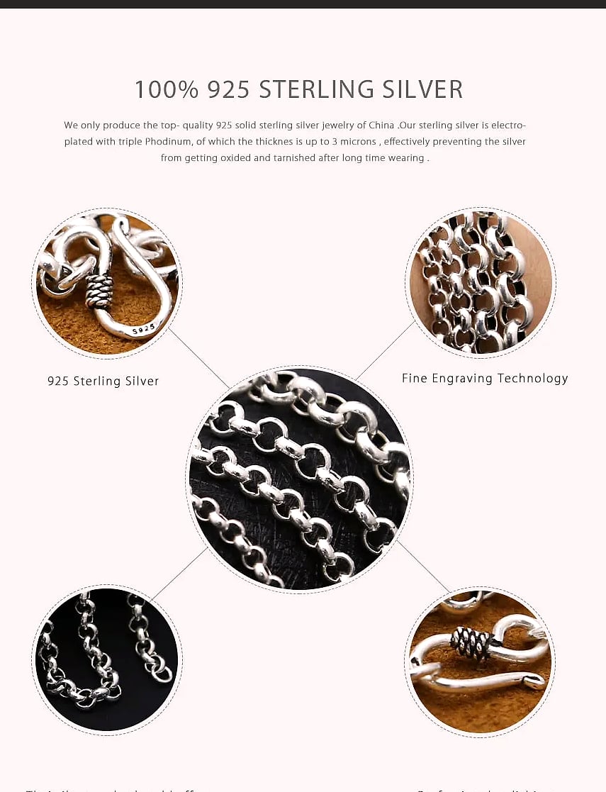 Lilibeth&Danjal 925 Silver Chain Pendant Necklace — build progress
