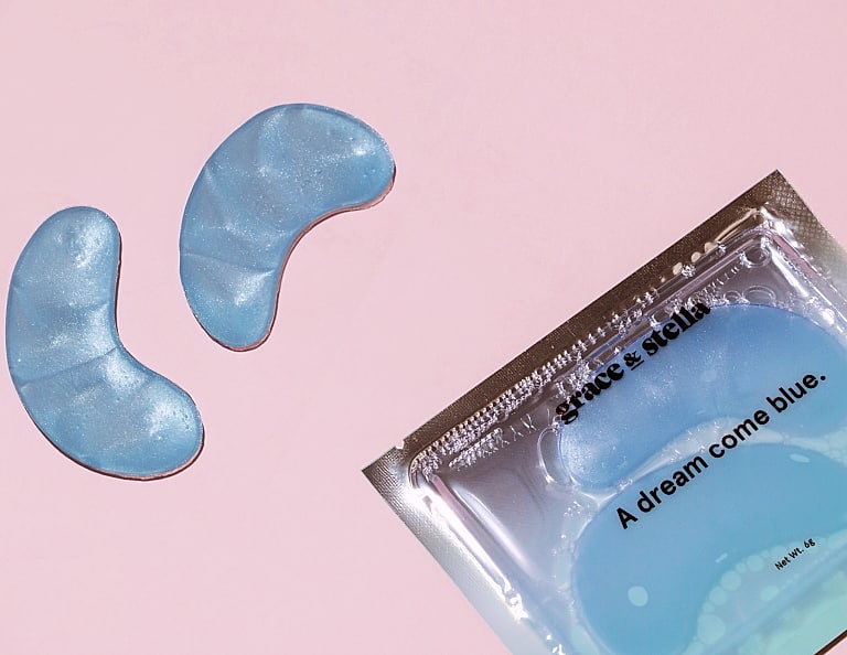 Grace & Stella Gold Under Eye Mask for Dark Circles, 24 — close-up details