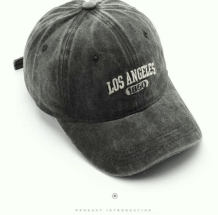 Bear LULU Unisex Baseball Cap with Los Angeles Embroidery — side view