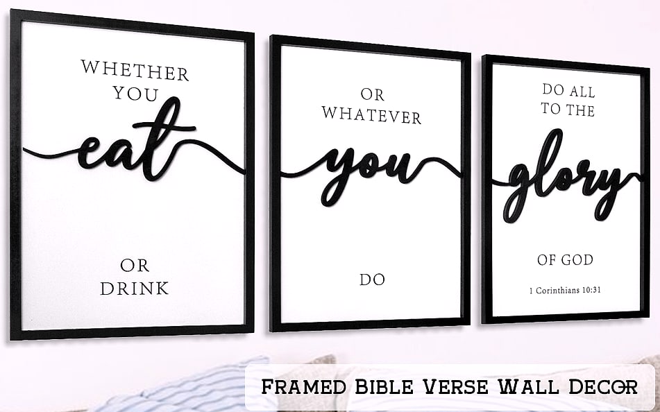 KIOSSUT 3D Wood Give it to God and Go to Sleep Wall Sign Set — parts overview