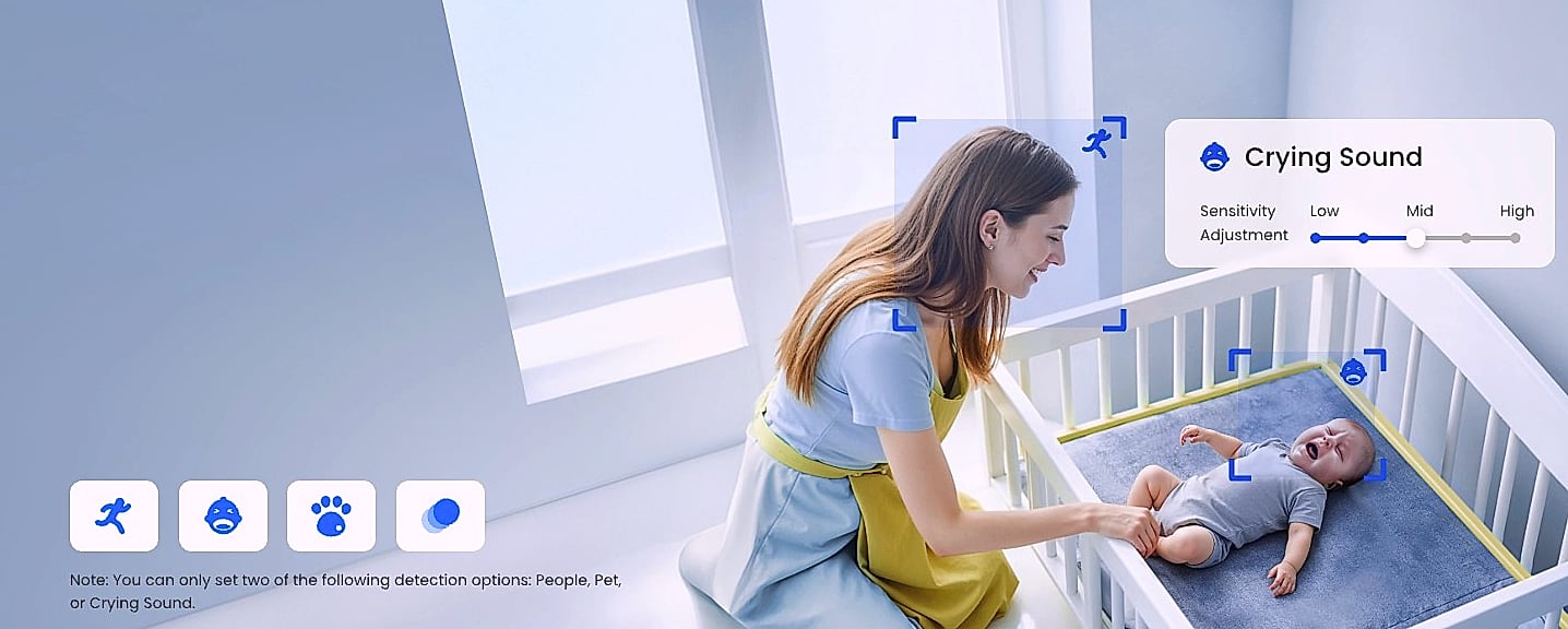 Reolink E1 Pro 5MP Indoor Security Camera with Auto Tracking — close-up details