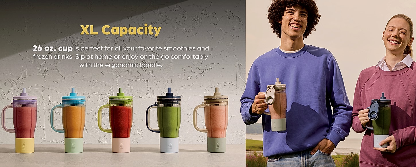 Ninja Blendboss DB351ST Personal Blender with 26oz Travel — feature highlights