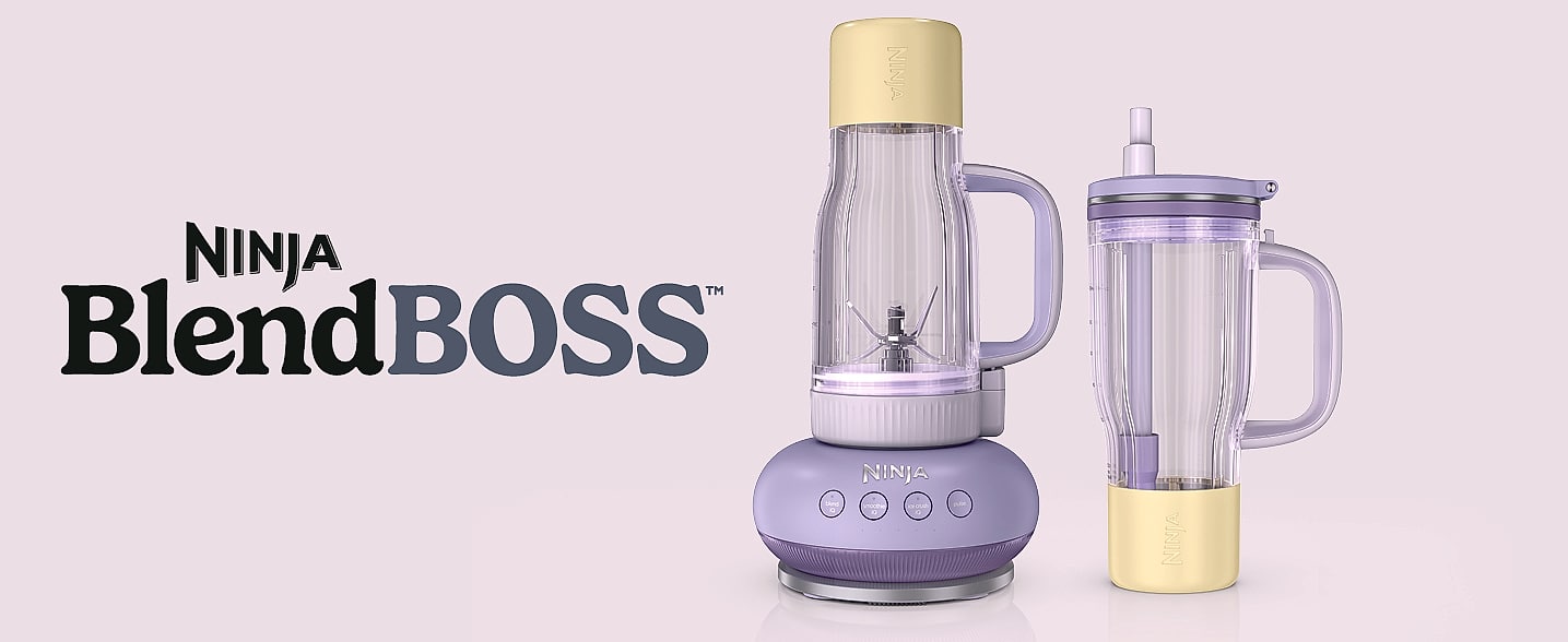 Ninja Blendboss DB351ST Personal Blender with 26oz Travel — interior detail