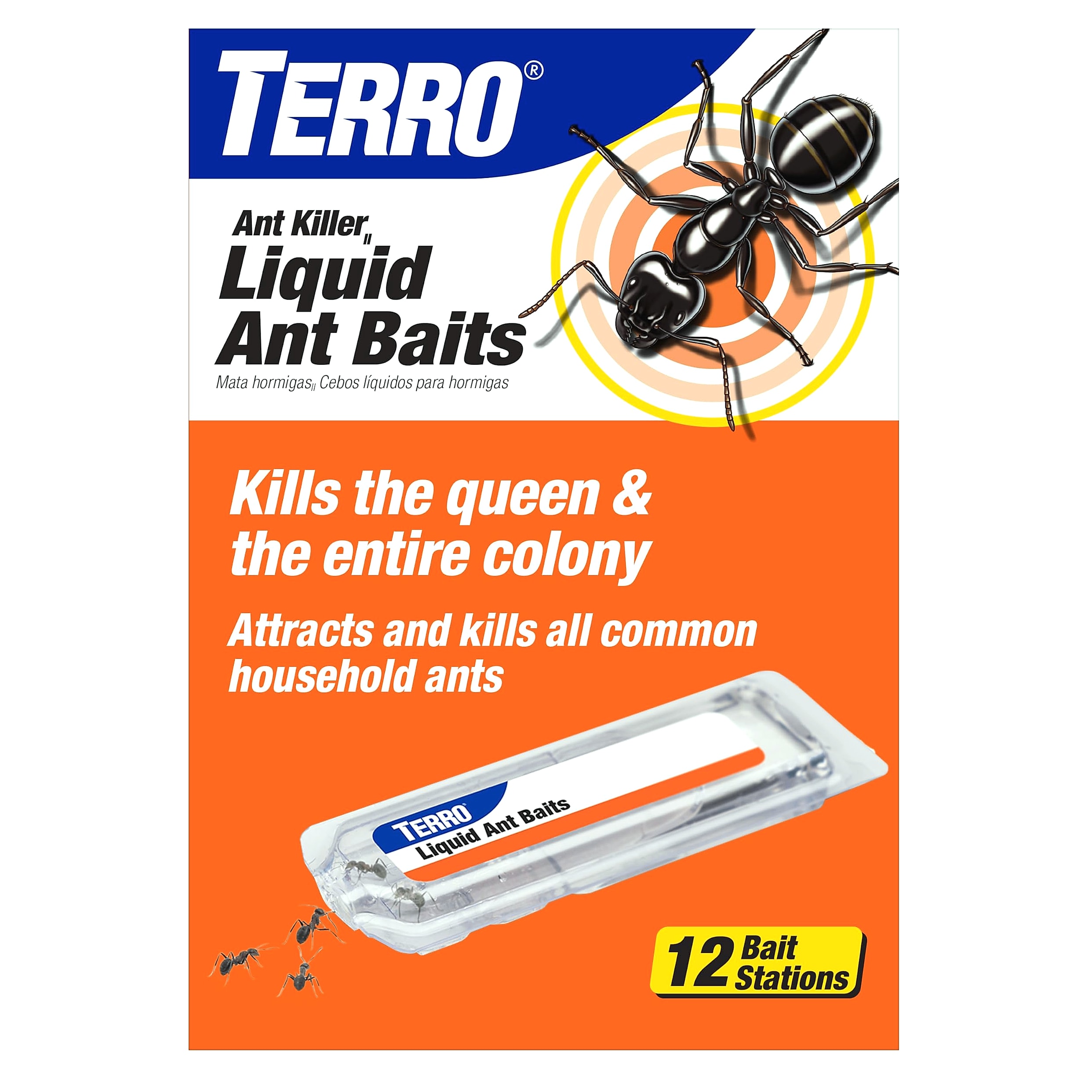 Terro T300B Liquid Ant Killer Bait Stations, 12 Count