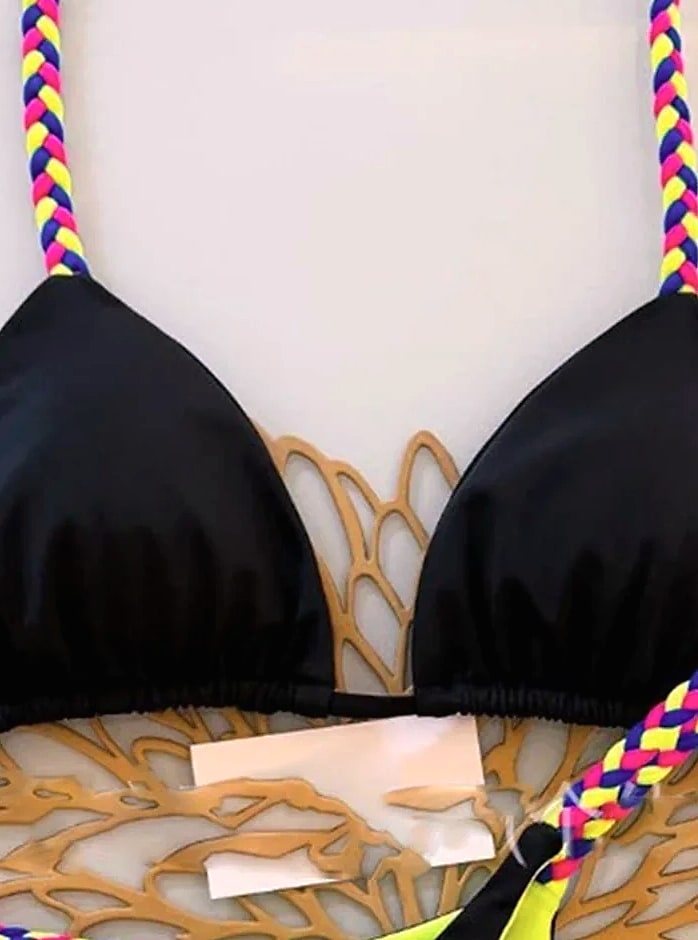 Women's Micro Bikini Brazilian Thong Beachwear Swimsuit — scale reference