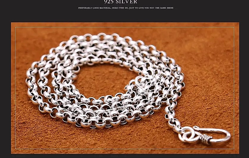 Lilibeth&Danjal 925 Silver Chain Pendant Necklace — feature highlights
